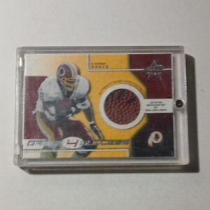 Football Trading Card with Burgundy and Yellow Design
